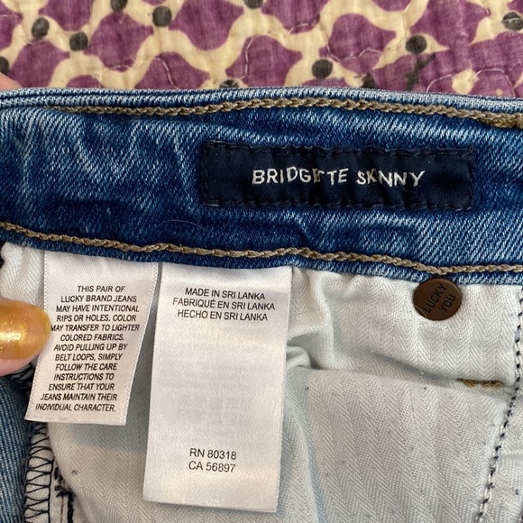 Lucky 🍀 Brand ankle jeans size 4/27 - Picture 7 of 7